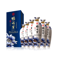 贵州正品 国产52度白酒 鸭溪窖蓝美人 浓香型白酒 500ml整箱装（1*6瓶）