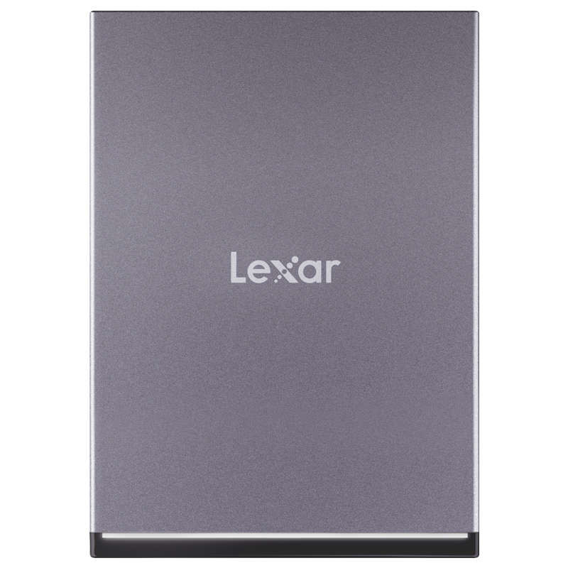 雷克沙(Lexar)1TB 移动固态硬盘 PSSD SL210 USB3.1 Type-c 移动硬盘 金属 灯带指示
