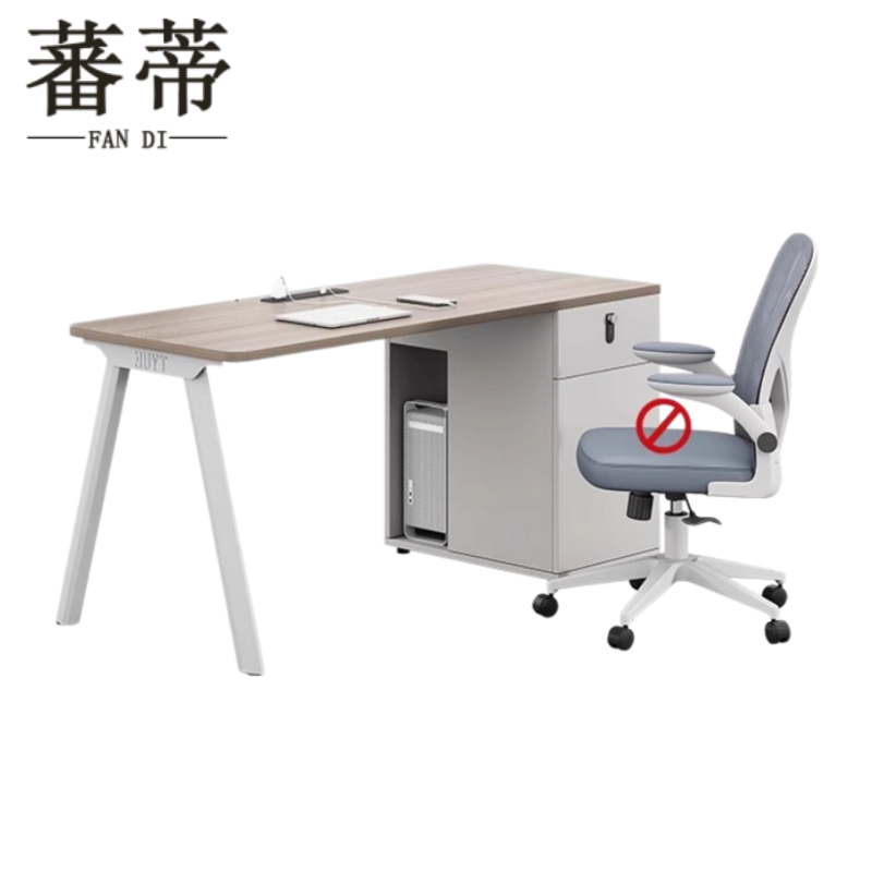 蕃蒂 办公桌 140*60*75cm 张高清大图