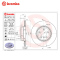 布雷博(brembo)后盘09.B338.21适配10-12款宝马X1/华晨宝马X1/07-12款宝马325i(对装)
