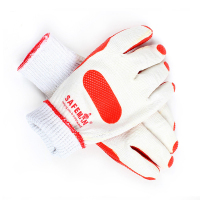 君御(Exsafety) 7102 胶片手套(白红) (10副)