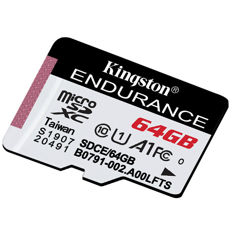 金士顿(Kingston)64GB 读速95MB/s U1 A1 TF 内存卡 行车记录仪&家庭监控摄像专用存储卡