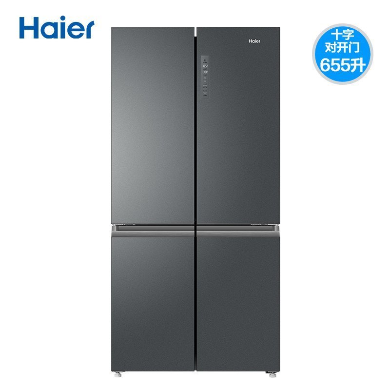 海尔(Haier) 十字对开门冰箱四开门655升一级能效 变频无霜 家用冰箱 BCD-655WGHTD9DG9U1高清大图