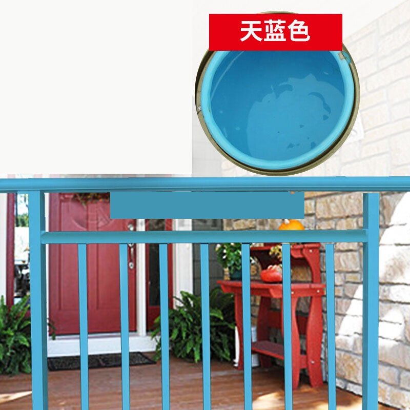 征楼兰 防锈漆油漆 天蓝色3kg醇酸调和漆喷漆工地栏杆金属漆钢结构涂料防腐漆 企业采购 工厂直发
