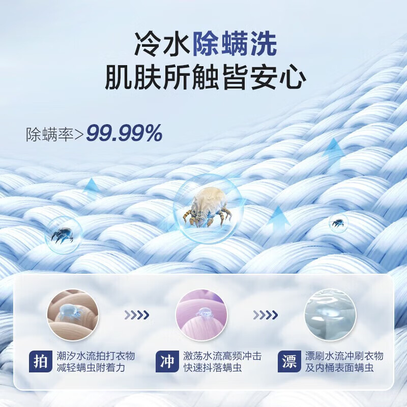 海尔(Haier)波轮洗衣机全自动家用 10公斤大容量 直驱变频 一级能效 智能预约 EB100B32Mate1高清大图