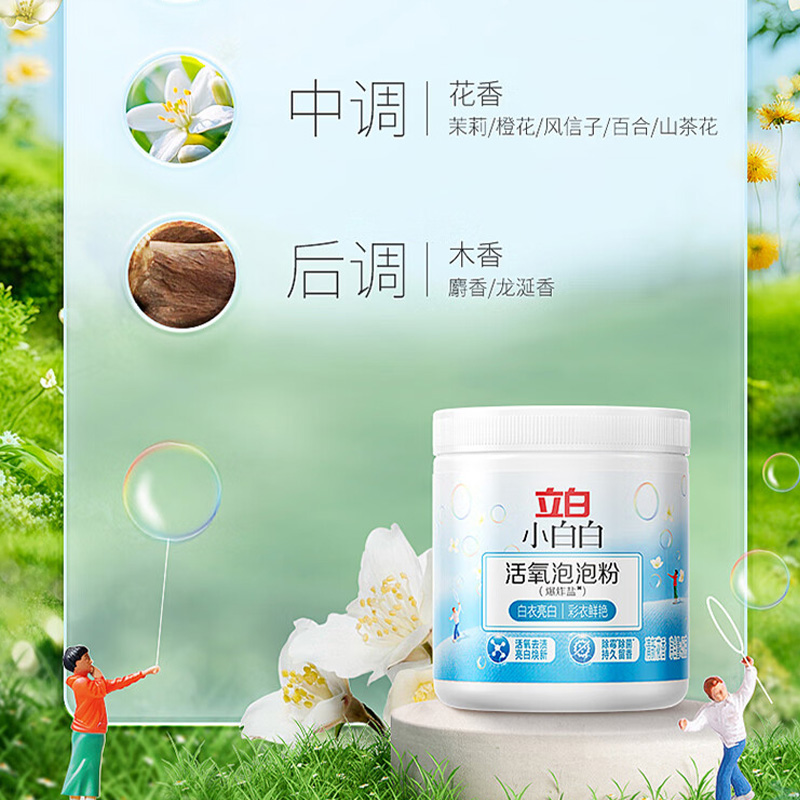 立白 bzy450g-1 爆炸盐 450g(瓶)高清大图