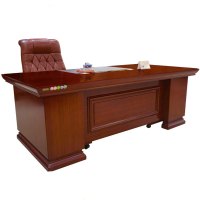 勒米卡乐(LEMIKALE)-51 办公家具 大班台+副柜 办公桌