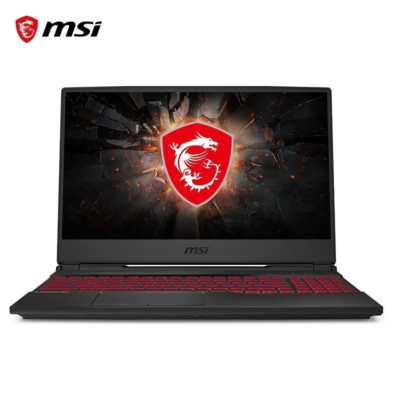 微星(msi)冲锋坦克ⅡGL65-018CN 15.6英寸窄边框游戏本笔记本电脑(I7-9750H 8G 512GB GTX1660TI 6GB 120Hz)