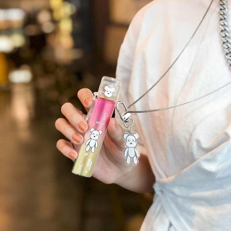 yooz柚子二代烟杆保护套简约透明防尘防摔yooz2代挂脖链条男女潮 透明