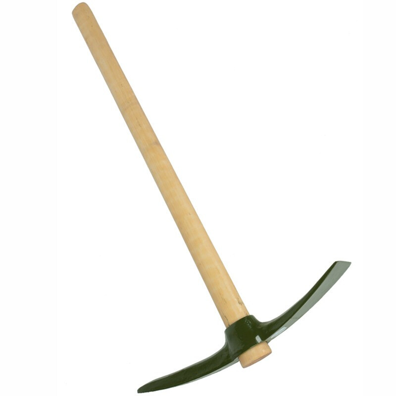 工兵镐木柄85cm镐头长48cm硬度4552hrc