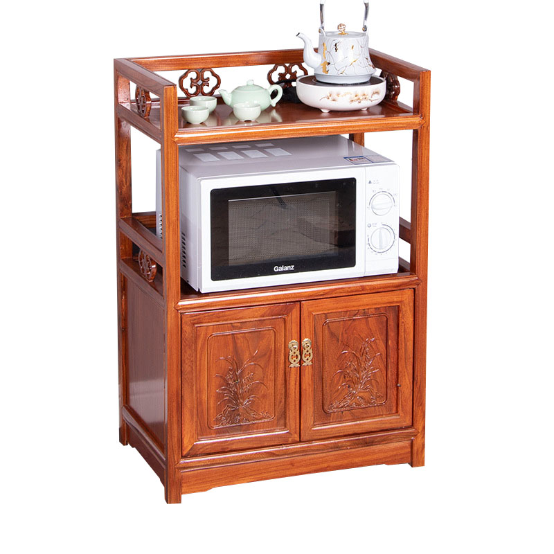 戴劲 茶水柜餐边柜小型沙发边柜储物柜茶叶收纳存放柜木制茶柜 C款