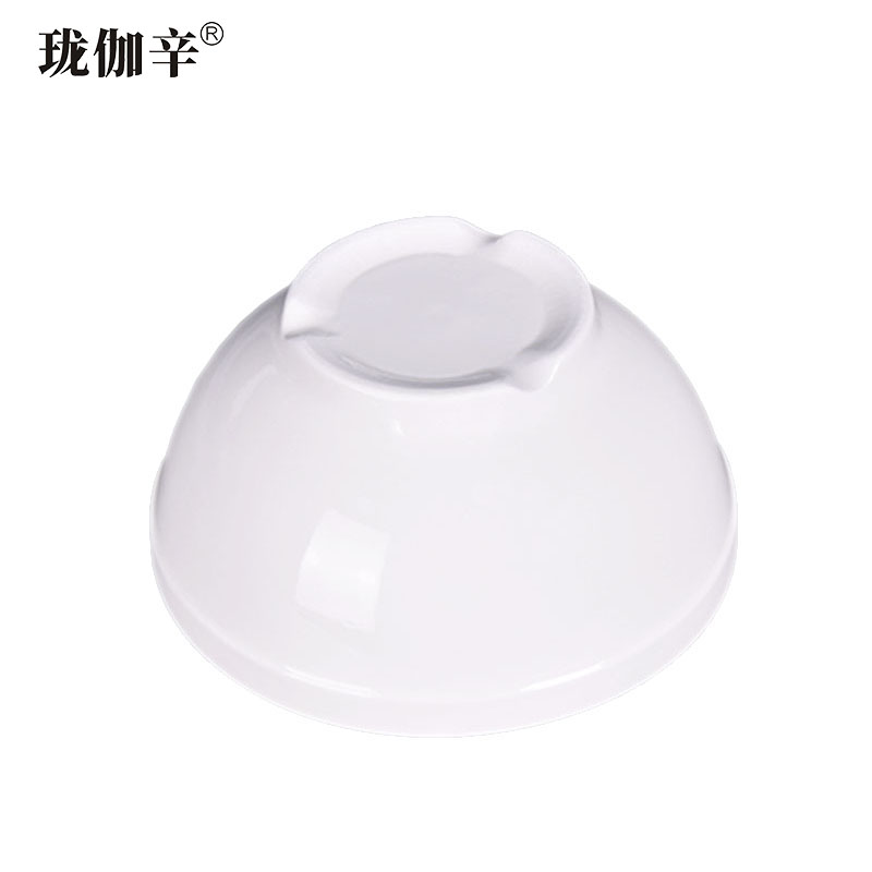 珑伽辛 白色陶瓷碗面碗 7英寸/个高清大图