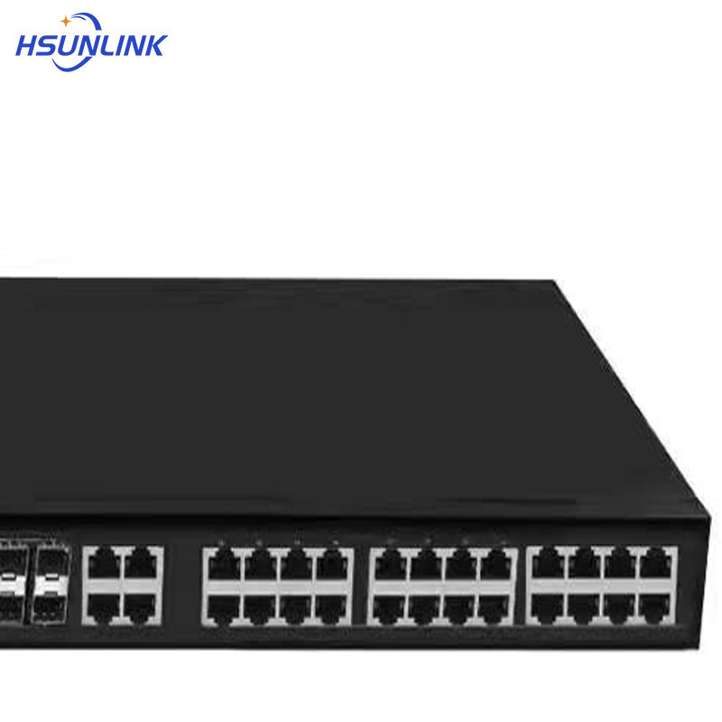 HSUNLINK 光口交换机 HS-24*4Gigabit 台高清大图