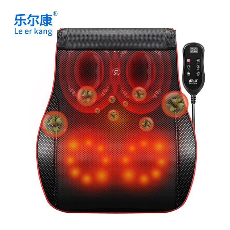 乐尔康肩颈椎按摩器颈部腰部肩部多功能腰椎全身车载靠垫枕头神器