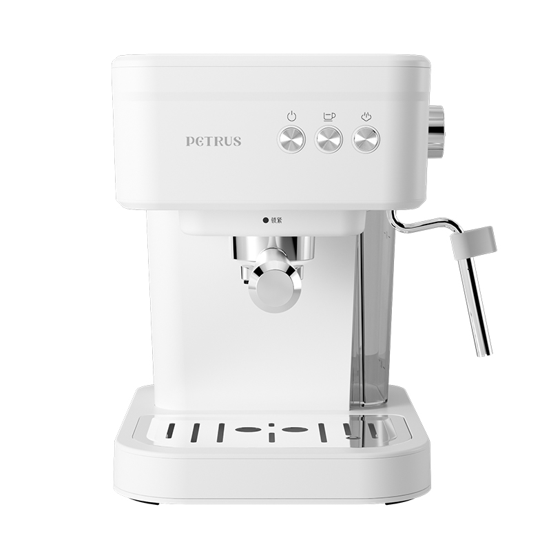 柏翠 PE2170中端奶白色意式压力咖啡机