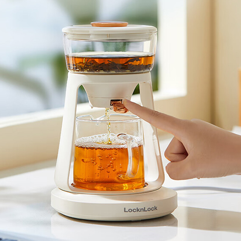 乐扣乐扣煮茶器0.25L智能烘茶EJC3515WHT一键过滤保温泡茶器高清大图
