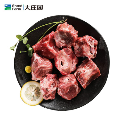 大庄园羊蝎子1kg/袋*2 羊脊骨羊脖骨原肉非调理煲汤炖食新鲜食材羊蝎子