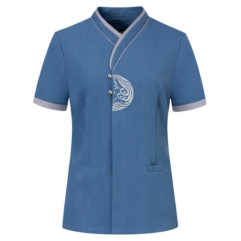 天鸣 短袖5851款保洁服 工作服 L-6XL 套高清大图