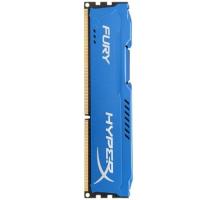 金士顿(Kingston) 骇客神条 Fury系列 DDR3 1866 8GB台式机内存条(HX318C10F/8)蓝色