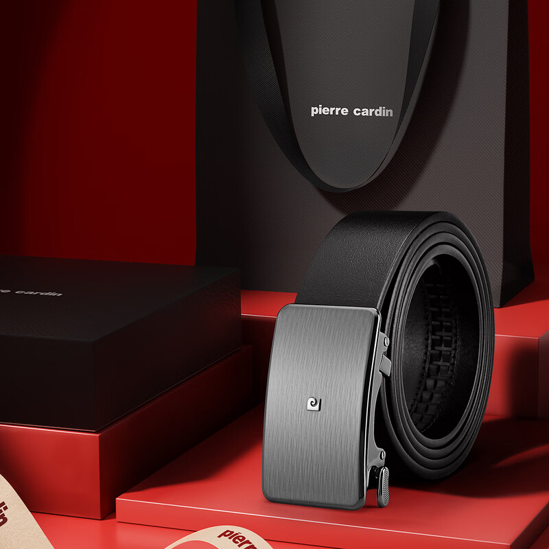 皮尔卡丹(pierre cardin)新款休闲男式自动扣皮带W41866311-7A