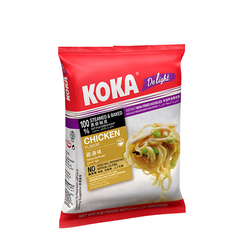 可口(KOKA)方便面 鸡汤味快熟面可口面 85g*5 五连包方便食品 方便面 夜宵 汤面