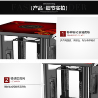 安华电器(AJH-F601) 电烤火桌子正方形烤火桌子八面取暖桌家用多功能智能省电暖炉
