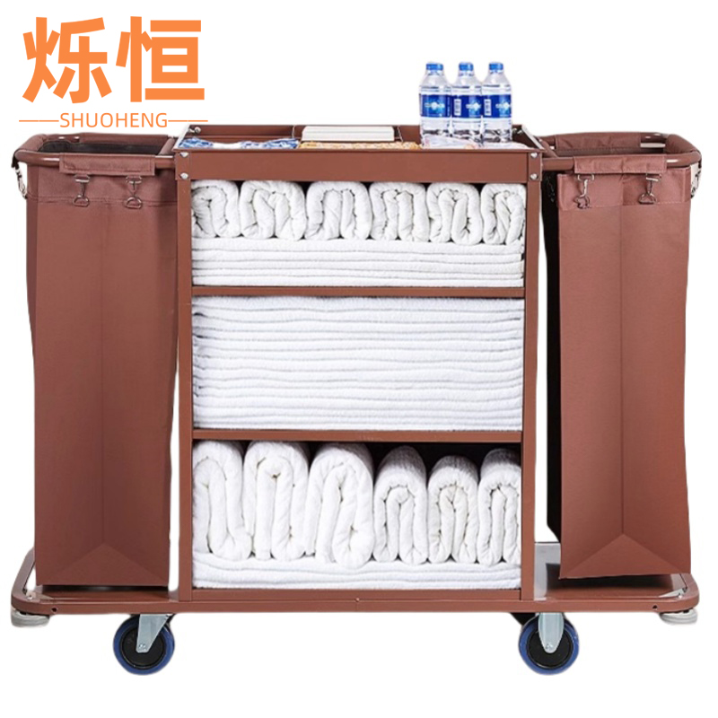 烁恒 布草车5寸PU轮静音款140*46*112cm台