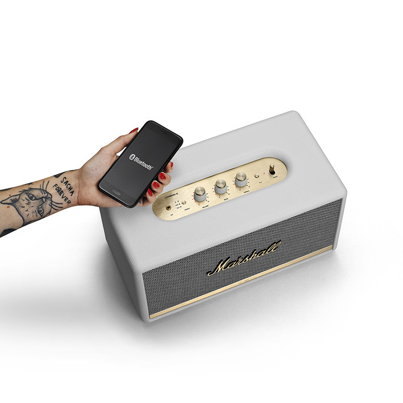Marshall马歇尔 Stanmore II Bluetooth 无线蓝牙摇滚重低音音响 白色