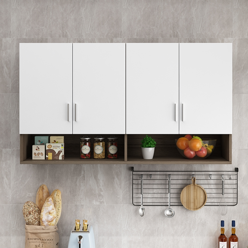 厨房吊柜古达墙壁柜挂墙阳台置物柜子卧室墙上壁橱冰箱顶柜墙柜储物柜
