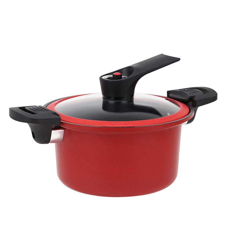 德世朗DESLON 精铁6层复合不沾涂层 麦饭石抗菌不粘微压营养锅3.5L DFS-T832A