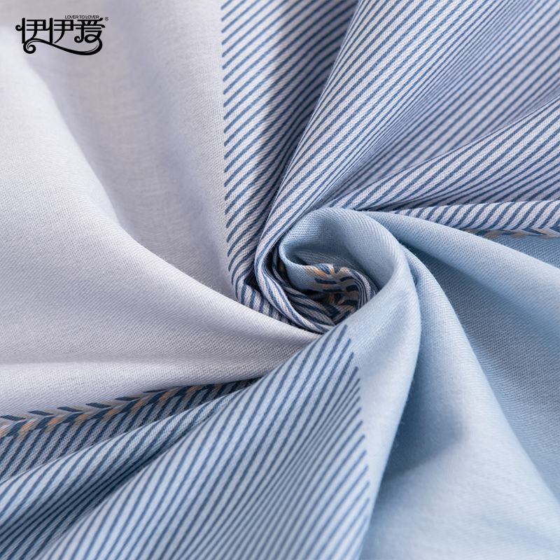 伊伊爱 YDLJD25011 纯棉格子系列三件套 150*200cm（单位：套）高清大图