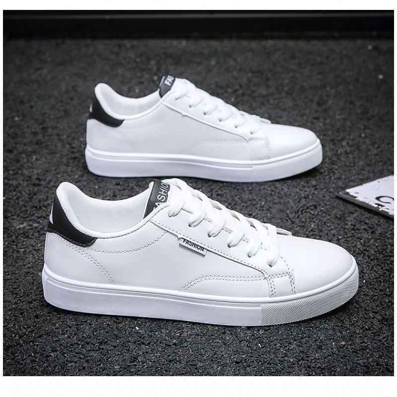 nakezg小白鞋男百搭潮流男鞋2024春季新款白色运动鞋青少年板鞋男款