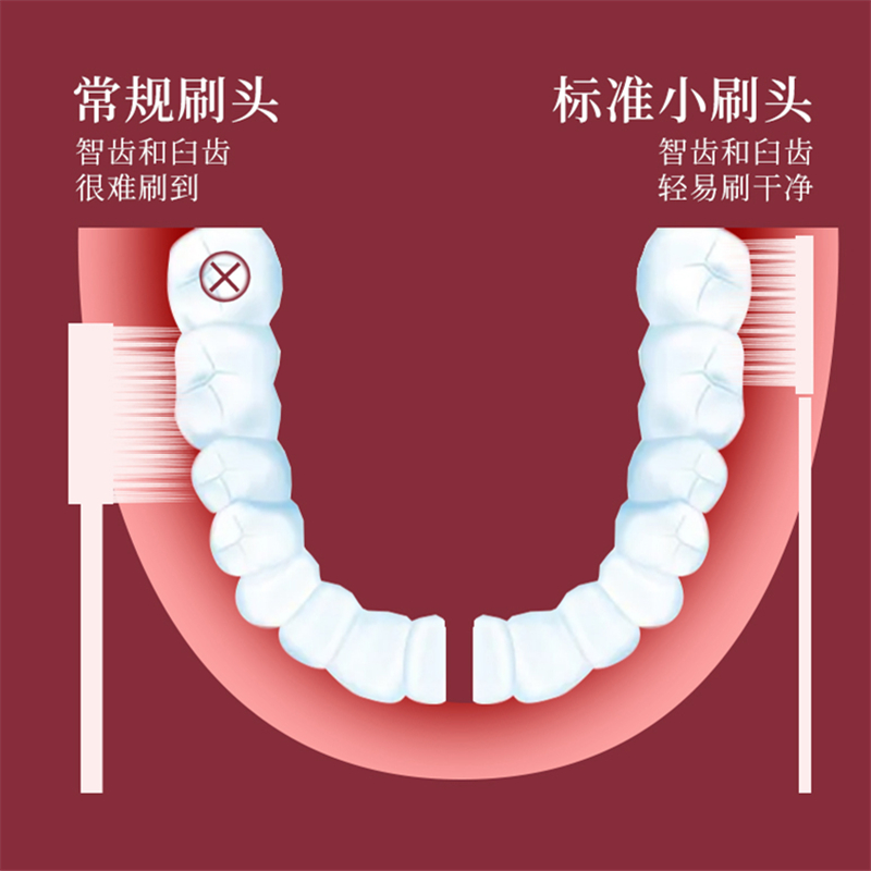 六必治 蓝天六必治云柔万根毛牙刷2支装(颜色随机发)高清大图