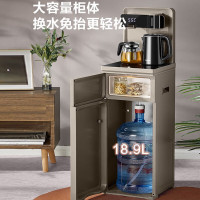 苏泊尔(SUPOR)茶吧机 饮水机家用高端客厅用全自动上水烧水一体机下置式吧台机一体柜带水壶大尺寸桶装水抽水机CBJ33