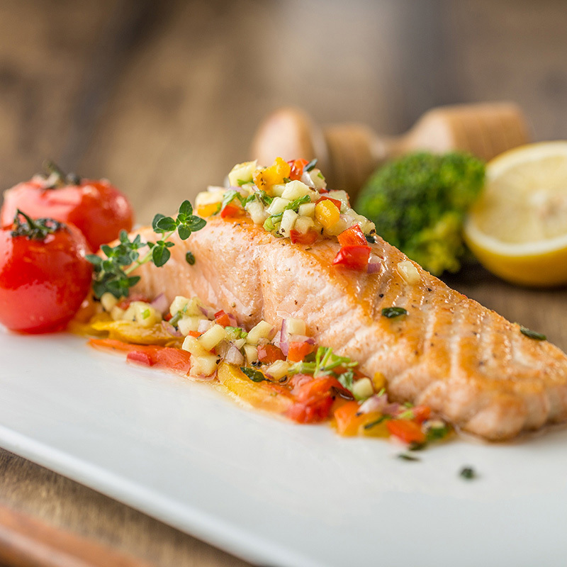 蓝雪三文鱼柳冰冻250g