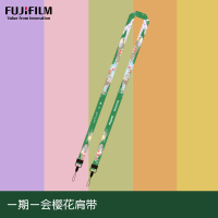 富士(FUJIFILM)官方周边配件 复古飞艇帆布袋 飞艇气球 相框 樱花肩带 徽章 一期一会樱花肩带