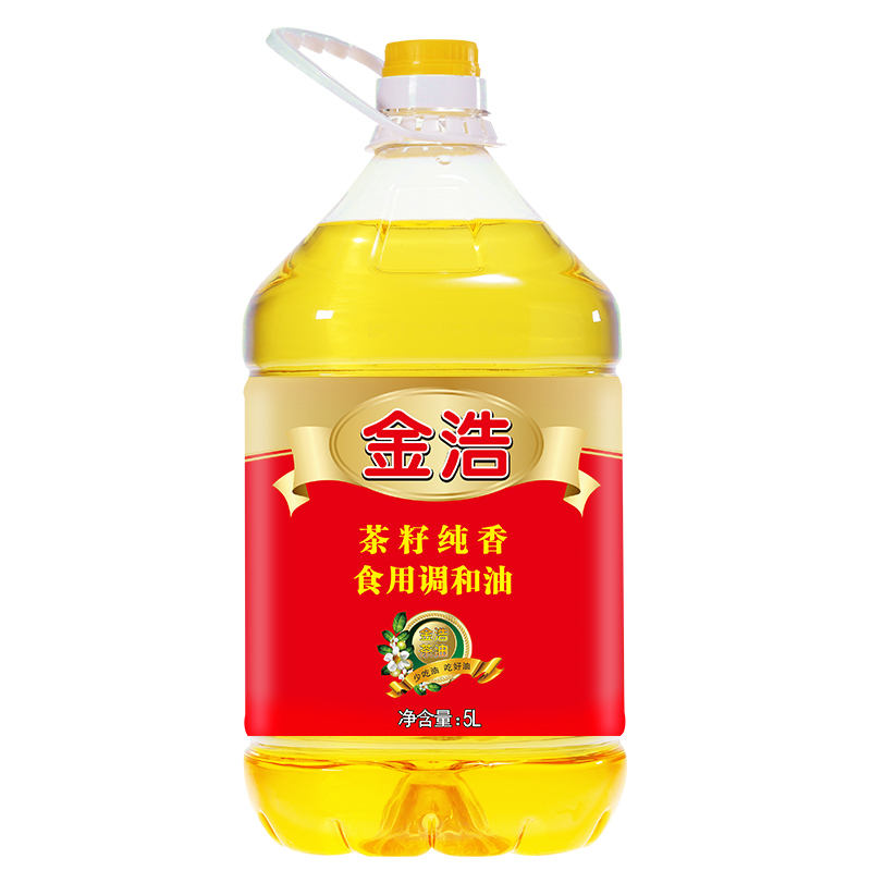金浩茶籽纯香食用调和油物理压榨食用油5l