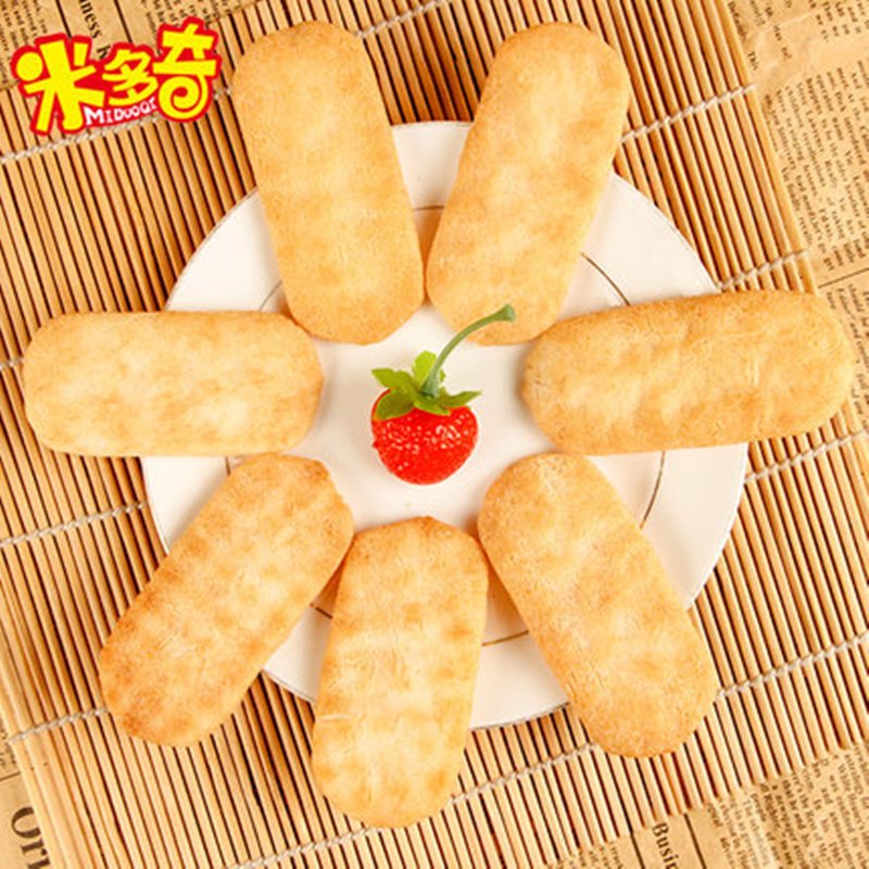 米多奇雪饼500g香米饼散装充饥休闲膨化小吃零食品大礼包