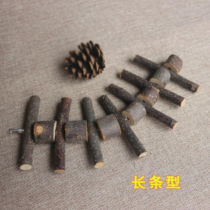 长条形1串 苹果木磨牙棒仓鼠咬串兔子龙猫宠物磨牙棒磨牙用品豚鼠磨牙啃串