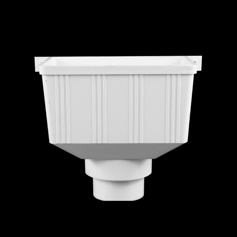 pvc水斗排水管雨水管集水斗落水斗两用水斗下水管配件接水斗 110mm