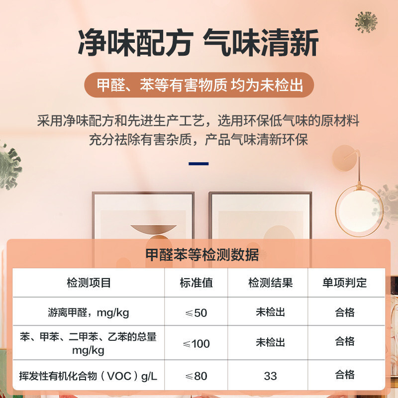 多乐士（dulux）家丽安专业净味120 内墙乳胶漆 油漆涂料 环保墙面漆 A8666 哑光白色 18L高清大图