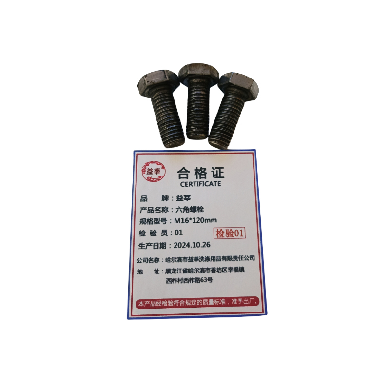 益莘 六角螺栓 M16*120mm 个高清大图
