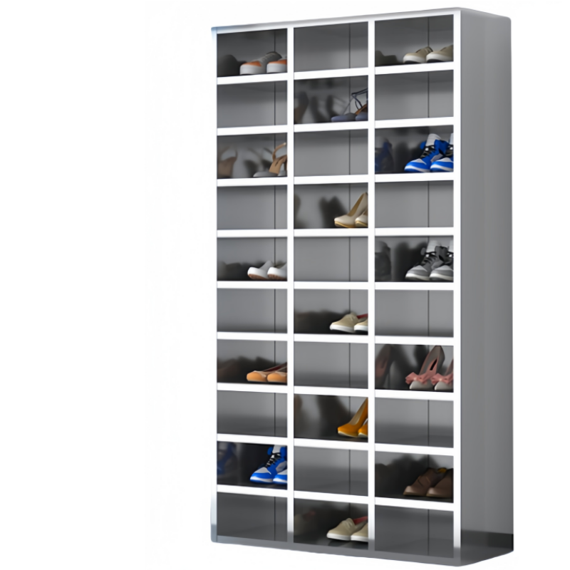 铭思达不锈钢鞋柜单面30格个高清大图