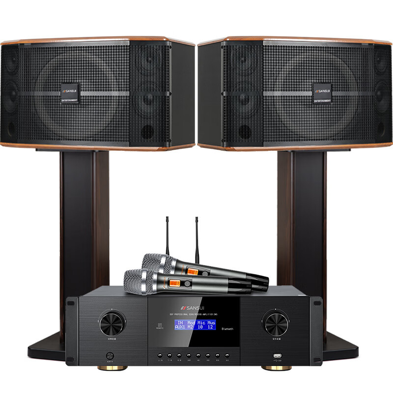 山水(SANSUI)FK-101 家用电视客厅音响套装 大音箱 【推荐】FK101三分频10单元+功放+话筒+2T