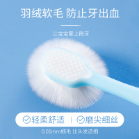 儿童宝宝牙刷0一1到3婴儿6-12岁半2婴幼儿刷牙专用牙膏乳牙软毛两
