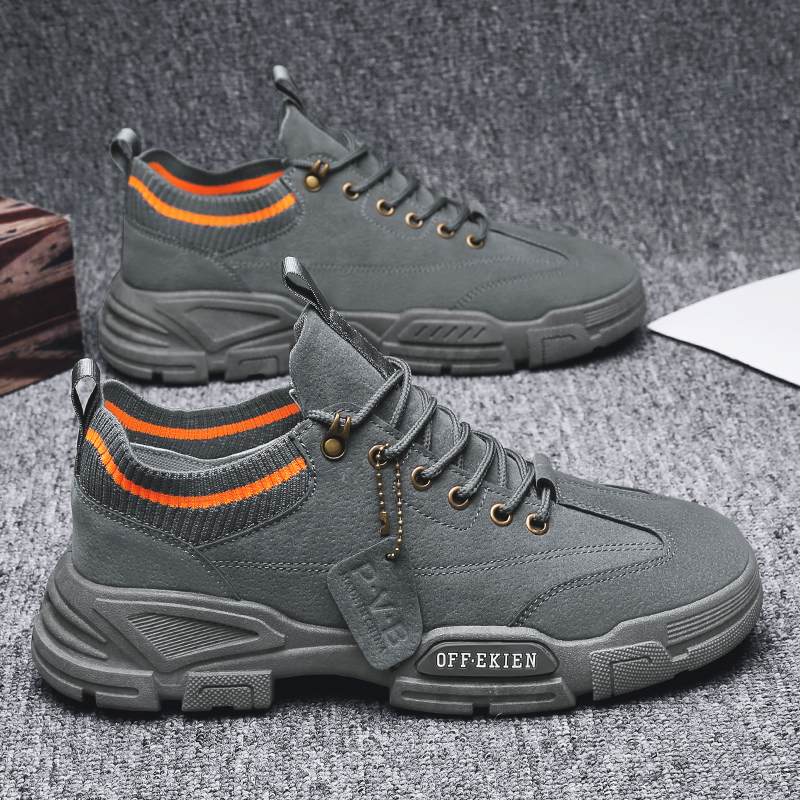 述雅劳保男鞋夏季透气军工休闲工地工作上班防水防滑耐磨工装秋季潮鞋