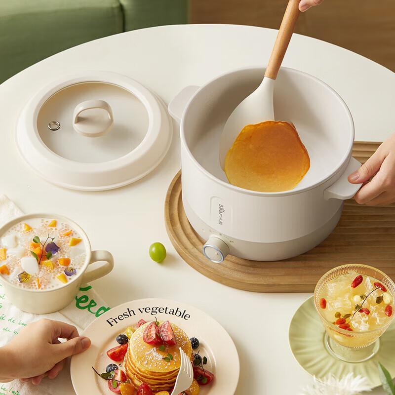 小熊(Bear)电煮锅 电蒸锅 多功能泡面电火锅 宿舍小电锅 2.5L蒸煮一体DRG-Q25W2高清大图