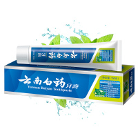云南白药牙膏薄荷清爽型150g清新口气送牙刷