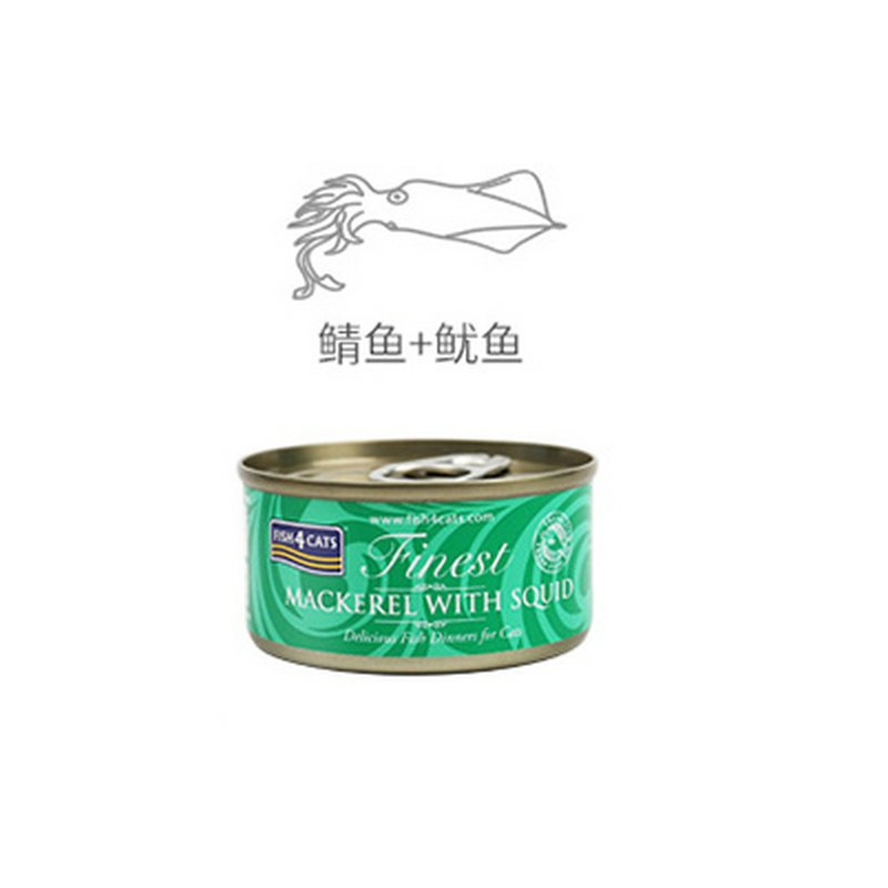 海洋之星宠物零食猫罐头 沙丁鱼贻贝配方70G大块鱼肉宠物罐头猫湿粮宠物零食