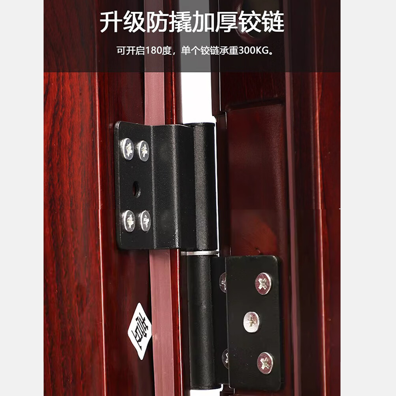 彩鲸CJ-FDM3950钢质防盗门安全门钢质家用门进户门大门别墅入户门高清大图